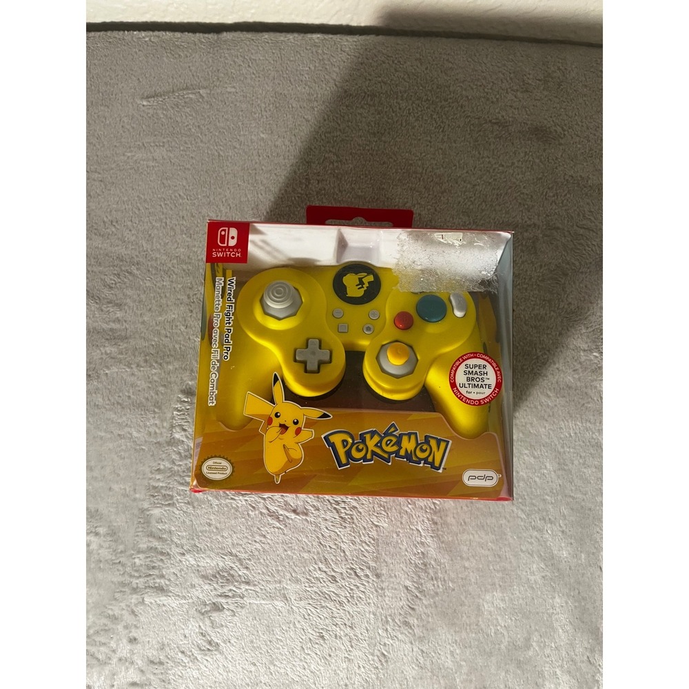 PDP Nintendo Switch Wired Fight Pad Pro Pikachu Pokemon GameCube Controller